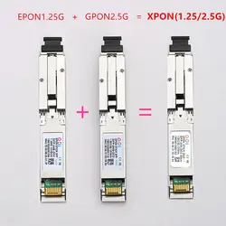 E/GXPON SFP ONU палка с MAC SC разъем c ddm pon модуль 1,25/2,5G XPON/EPON/GPON (1,244 Гбит/2,55 г) 802.3ah 1490/1330nm