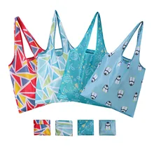 Large Capacity Folding Shopper Shopping Bag Printing Storage Bag Handbag Supermarket Shopping Bag Eco Handbag Tote Bag Handbag