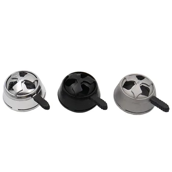

Single Handle Heat Keeper Charcoal Holder Hole Charcoal Stove Frosted Stainless Steel Shisha Bowl Burner hookah accessories
