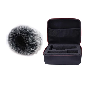 

Microphone Furry Windsn for Blue Yeti, Blue Yeti Pro USB Condenser Mic & Hard Carrying Case