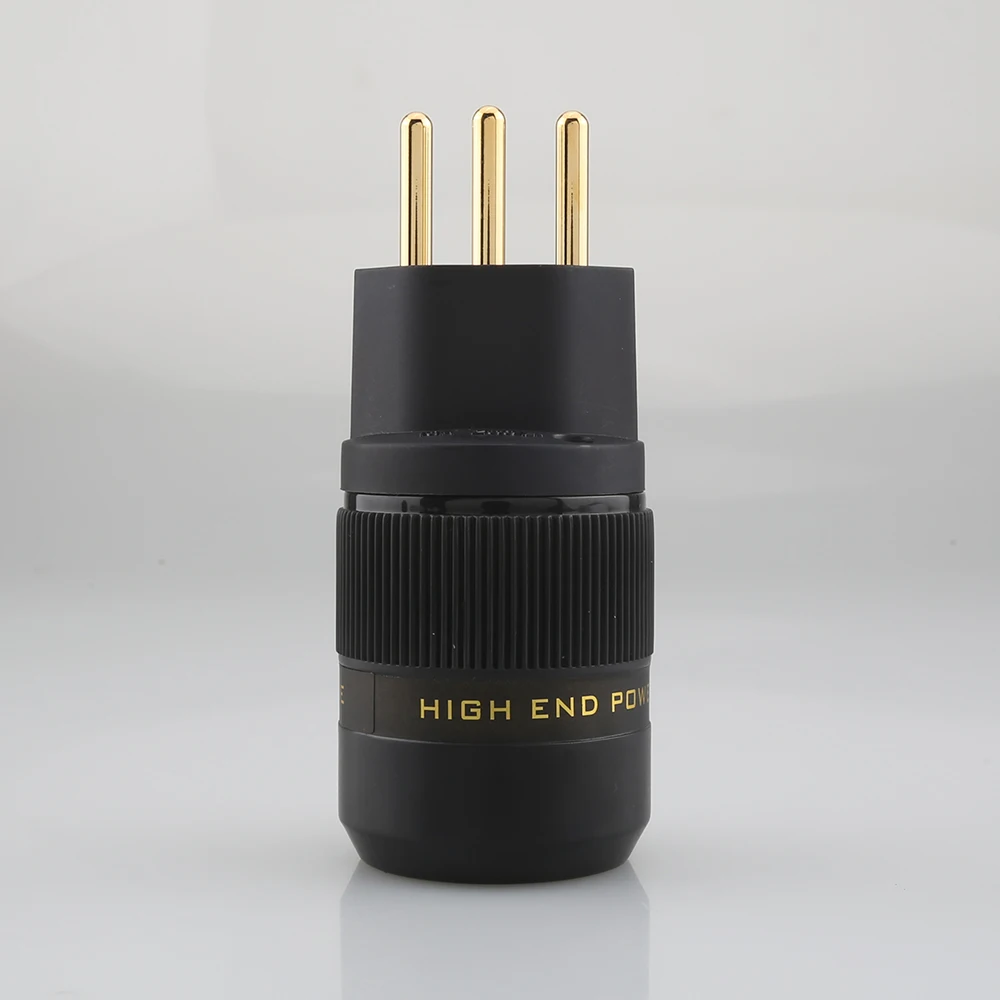 Hifi Audiocrast Svizzera Spina Di Alimentazione Spina Di Alimentazione Ca Placcata In Oro, 10A/250V 15A/125V Connettore Di Alimentazione Audio Hifi Sw