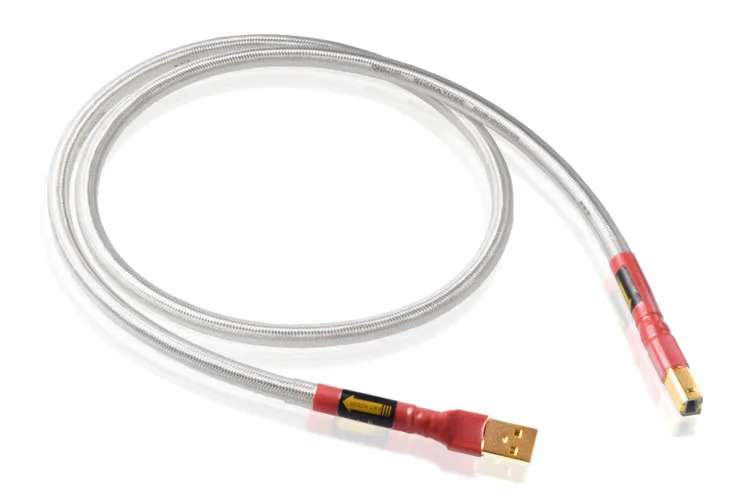 Посеребренный usb-кабель QED Hi-Fi высококачественный USB-кабель Type-A-B DAC для передачи
