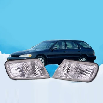 

CAPQX 2PCS Right & Left white color Front headlight POSITION &SIDE MARKER LIGHT LAMP ASSY 34350-SV4-A01 For ACCORD CD4 CD5