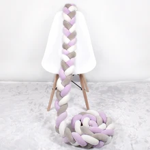 1 м-4 м длинный нордический узел для новорожденных, пинцет для детской кроватки, подушка для кроватки, бампер для детской кроватки, защитный коврик для детской кроватки, украшение интерьера