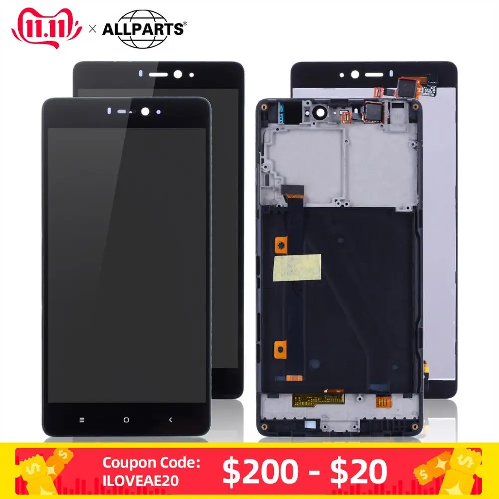 Дисплей для XIAOMI Mi4i LCD в сборе с тачскрином Оригинал 5.0'' черный | Мобильные