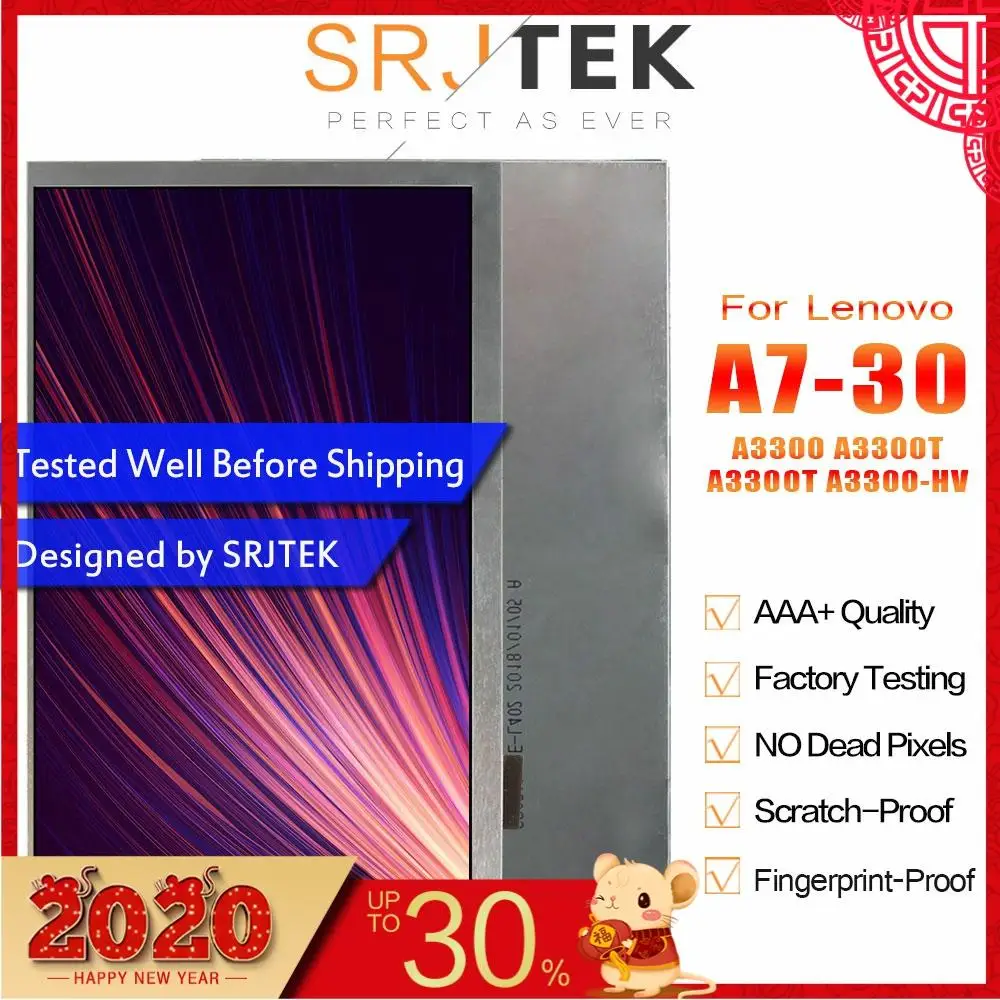 Srjtek " для lenovo Tab A7-30 A3300 A3300T A3300-GV A3300-HV ЖК-дисплей монитор Ремонт Замена матрицы планшетный ПК экран