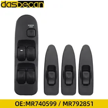 Coche delante de Control eléctrico interruptor de la ventanilla principal elevador para Mitsubishi Carisma Espacio Estrella 96-04 botones MR740599 MR792845