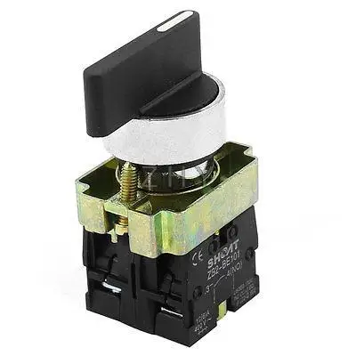 

ZB2-BE101 SPDT 2NO 4 Terminal 3-Position Rotary Selector Switch AC600V 10A