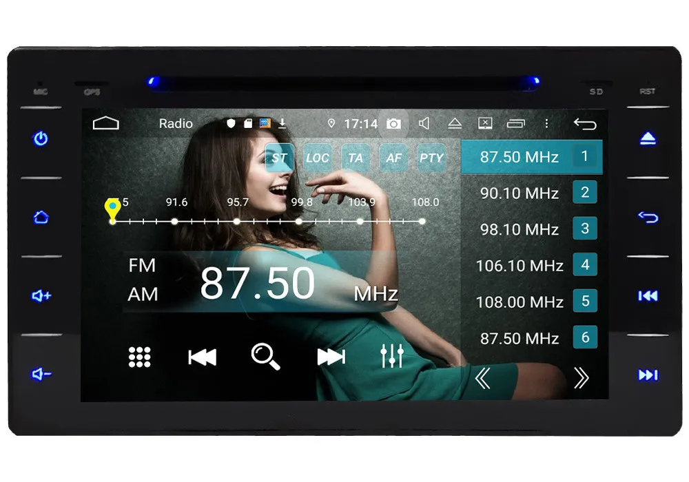 Klyde ips 4G Android 9 Восьмиядерный 4 Гб ОЗУ 64 Гб ПЗУ DSP BT автомобильный DVD мультимедийный плеер радио gps ГЛОНАСС для Toyota Hilux