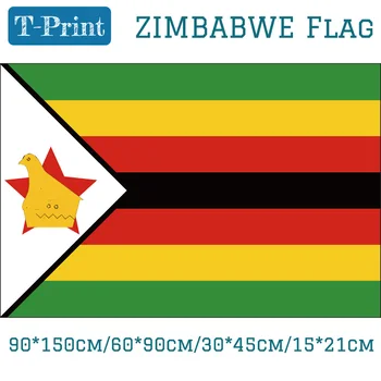 

10PCS Flag Zimbabwe National Flag 90*150cm 60*90cm 30*45cm Car Flag 15*21cm 3x5ft Banner Flying