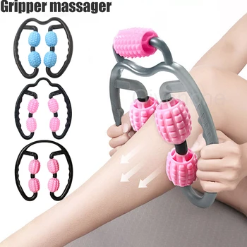 

U Shape Muscle Massager Leg Neck Arm Muscle Tissue Massage Roller Body Shaping Fitness Yoga Sport Tool Body Slimming Massager