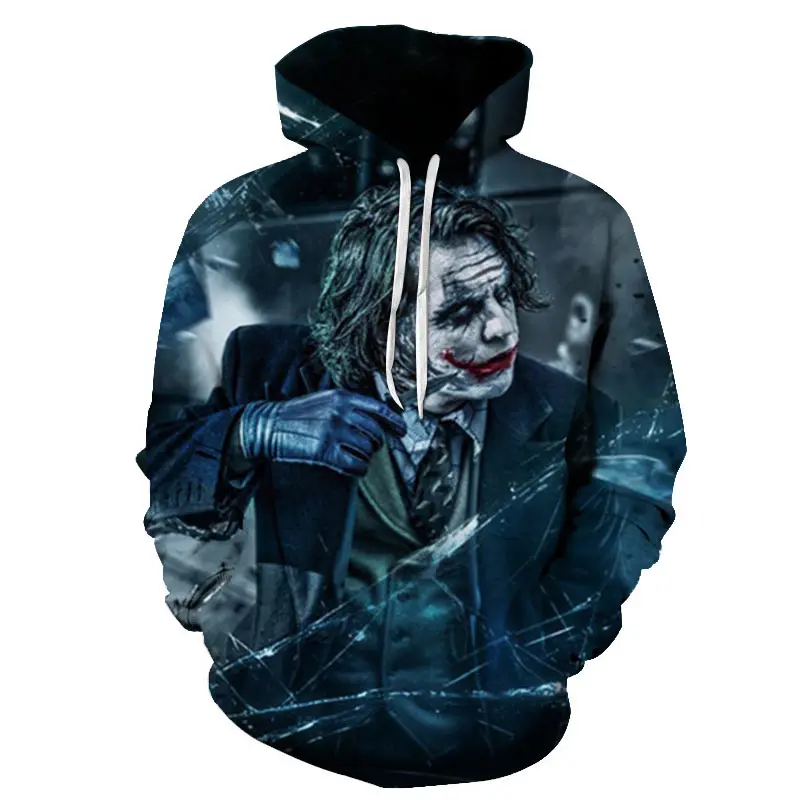  joker costume joker 2019 3D Print Sweatshirt Hoodies Hip Hop Funny Autumn Streetwear Hoodies Sweats