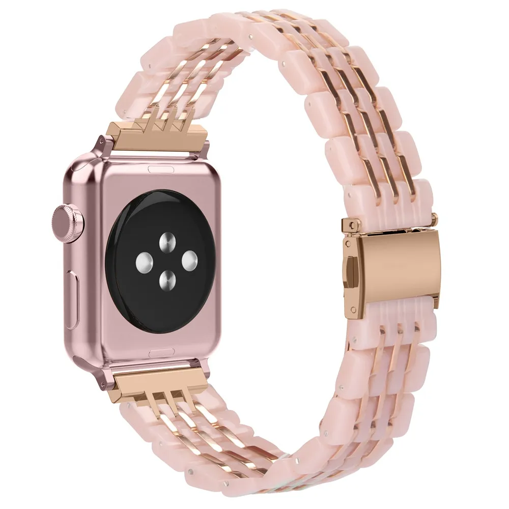Нержавеющая сталь ремешок для наручных часов Apple Watch серии 3/2/1 38 мм 42 мм металлический спортивный ремешок для наручных часов iWatch серии 4 40 мм 44 мм