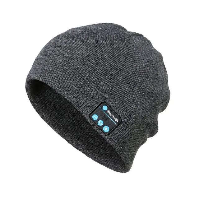 US $8.22 Wireless Bluetooth Headphones Music Hat Universal Smart Caps Winter Warm Beanies Knitted Hat With S