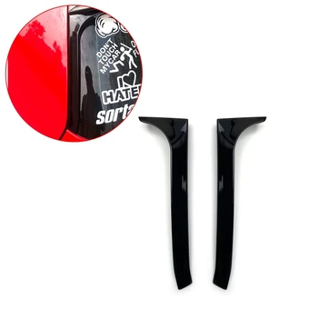 

for Golf 6 Golf MK6 GTD Glossy Black Rear Window Side Wing Roof Spoiler Splitter Stickers Trim Cover