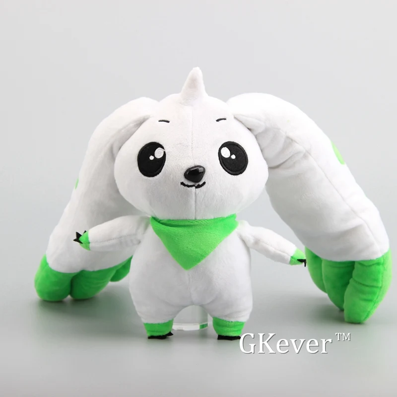 Приключения Дигимонов Цифровой Монстр Terriermon плюшевая кукла мягкая игрушка 1" плюшевые куклы Детский подарок