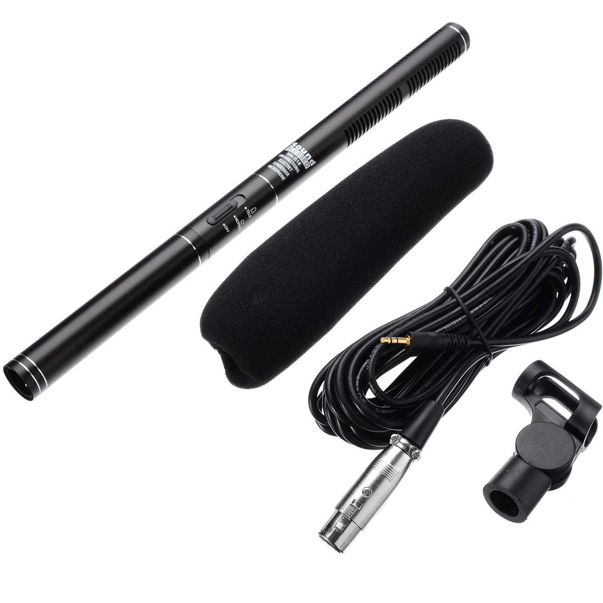 For DSLR Camera Video Camcorder 1pc G18 Condenser Microphone Interview Mic 3Meter Effective Pickup Range Mayitr