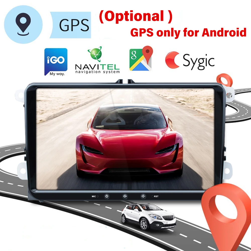 LeeKooLuu 2 Din Android Автомагнитола без DVD для VW/Volkswagen/Golf/Polo/Passat/b7/b6/SEAT/leon/Skoda 2Din Авторадио gps опционально