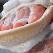 Горячая натуральная щетинная щетка для тела люфа эффективная отшелушивающая щетка для ванны массажный Душ люфа назад спа ванна душ Губка скраб