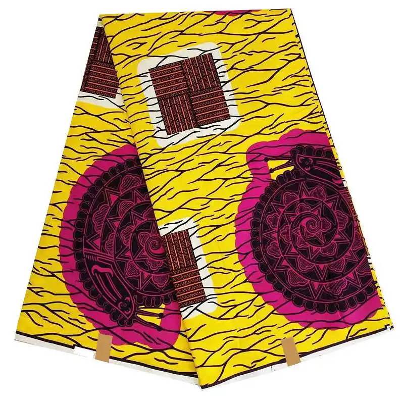 Дашики настоящий гарантированный воск высокое качество pagne 6 ярдов африканская Анкара швейная ткань