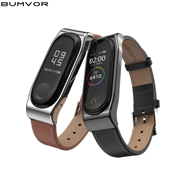 

Leather Wrist Bracelet for Xiaomi Mi Band 4 3 Sport Strap watch wrist strap For xiaomi mi band 3 bracelet Miband 4 Strap
