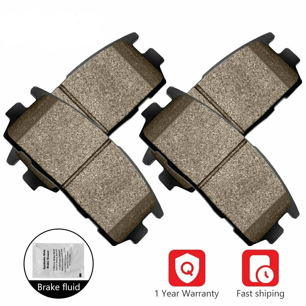 Front And Rear Ceramic Brake Pads For 2002 2003 2004 2005 2006 Acura RSX