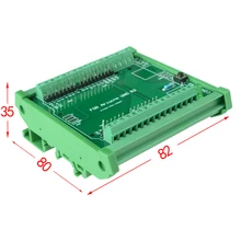 Módulo do adaptador do bloco terminal do parafuso da montagem do trilho do ruído, para uno r3.