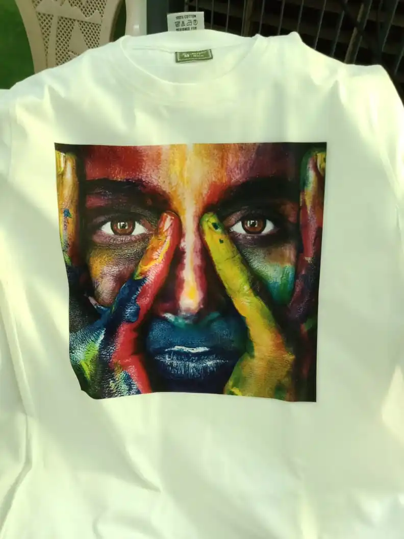  3d effect digital fabric t-shirt printing machine A2 DTG direct to garment printer