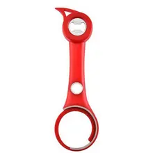 Кухонные гаджеты, креативный шестив-1, многофункциональная пивная открывалка из нержавеющей стали, открывалка для бутылок, пластиковая винтовая укупорка