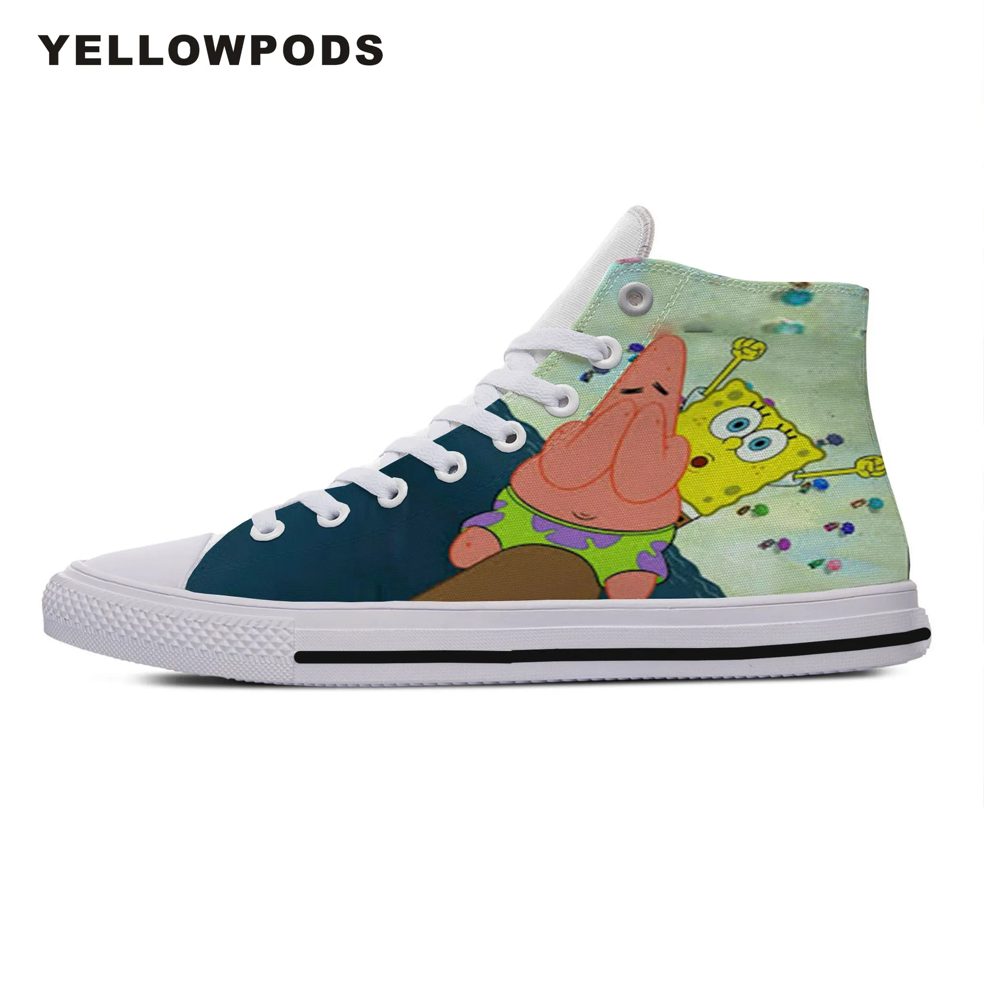 

Running Shoes Cartoon Handiness SpongeBoba SquarePants Patrick Star Squidward Tentacles Lightweight Breathable Casual Sneakers