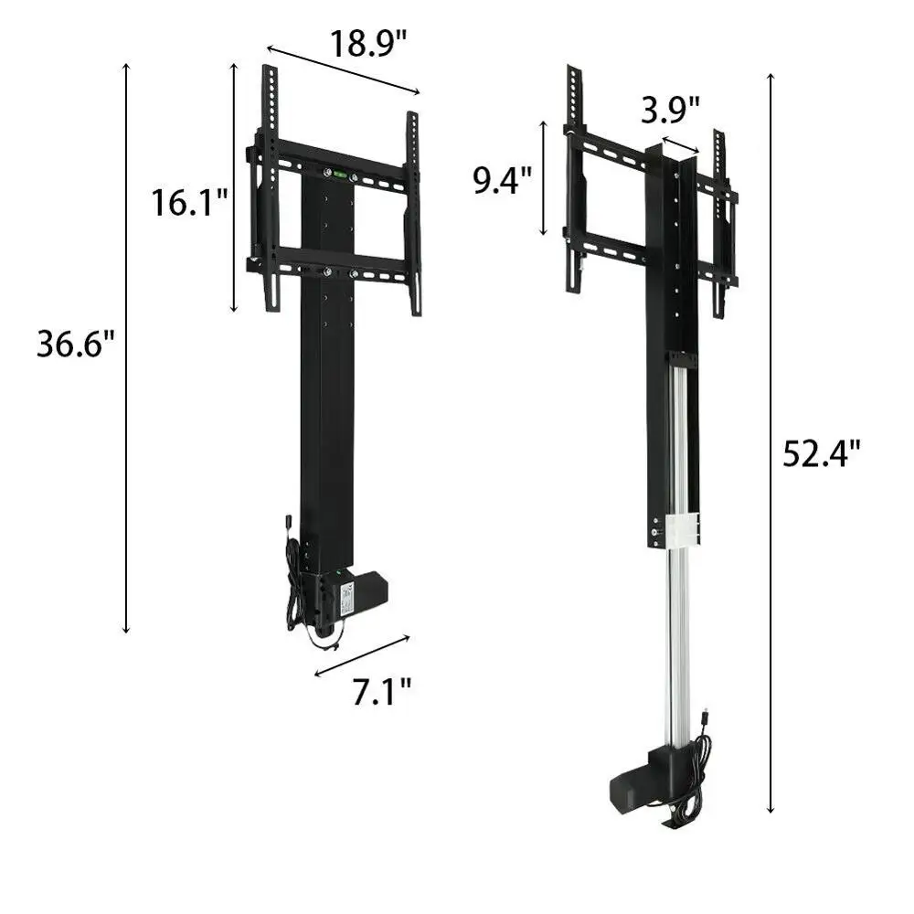 700mm Automatic Plasma/LCD Motorised TV Lift with Mount Bracket & wireless Controller for 26