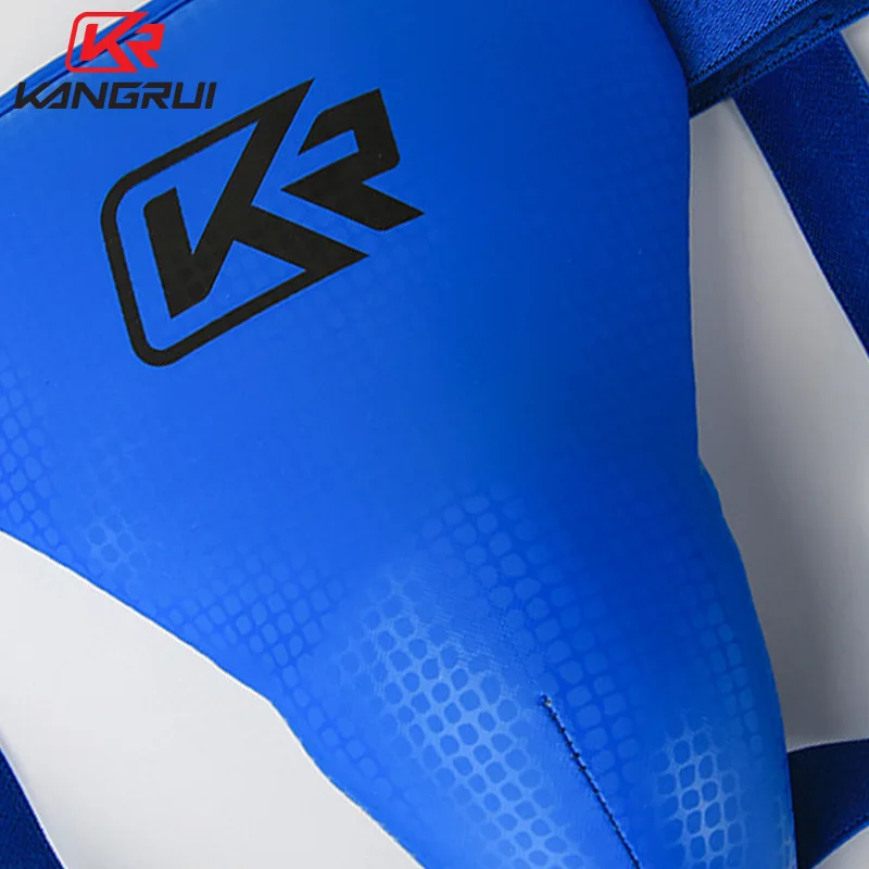 Kids Adult Jockstrap PU Leather Crotch Protector Groin Guard Taekwondo Boxing Sanda Protection