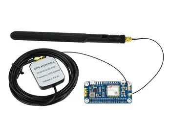 

Waveshare NB-IoT/Cat-M(eMTC)/GNSS HAT for Raspberry Pi, Based on SIM7080G, Globally Applicable