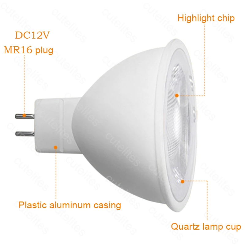 GU10 светодиодный 220 В Точечный светильник с регулируемой яркостью лампы кукурузы MR16 Точечный светильник лампа светодиодный gu5.3 COB Bombillas светодиодный 220 V/12 v ампулы 5 Вт 7 Вт лампада