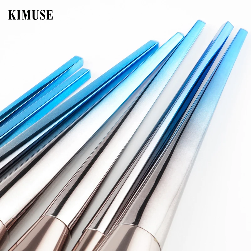 KIMUSE 7 шт. набор кистей для макияжа кисть теней век тени пудра бровей Румяна Основа