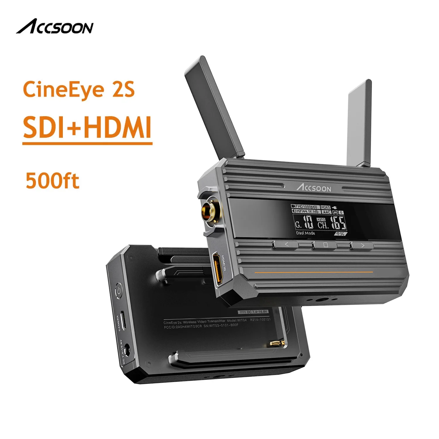 Accsoon CineEye 2 hdmiワイヤレス送受信機 CineEye 2 - Accsoon