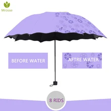 6 Warna Anti Sinar UV Tahan Air Portabel Perjalanan Blossom Payung Fashion Lipat Payung Hujan Wanita Hadiah Pria Saku Mini Parasol(China)