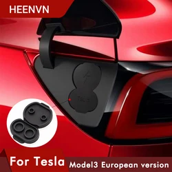Heenv n – nouveau modèle 3 de voiture Tesla modèle 3 Europe, Port de chargement de voiture, couvercle de protection anti poussière, accessoires, modèles Y 2021 – 2017, 2021 