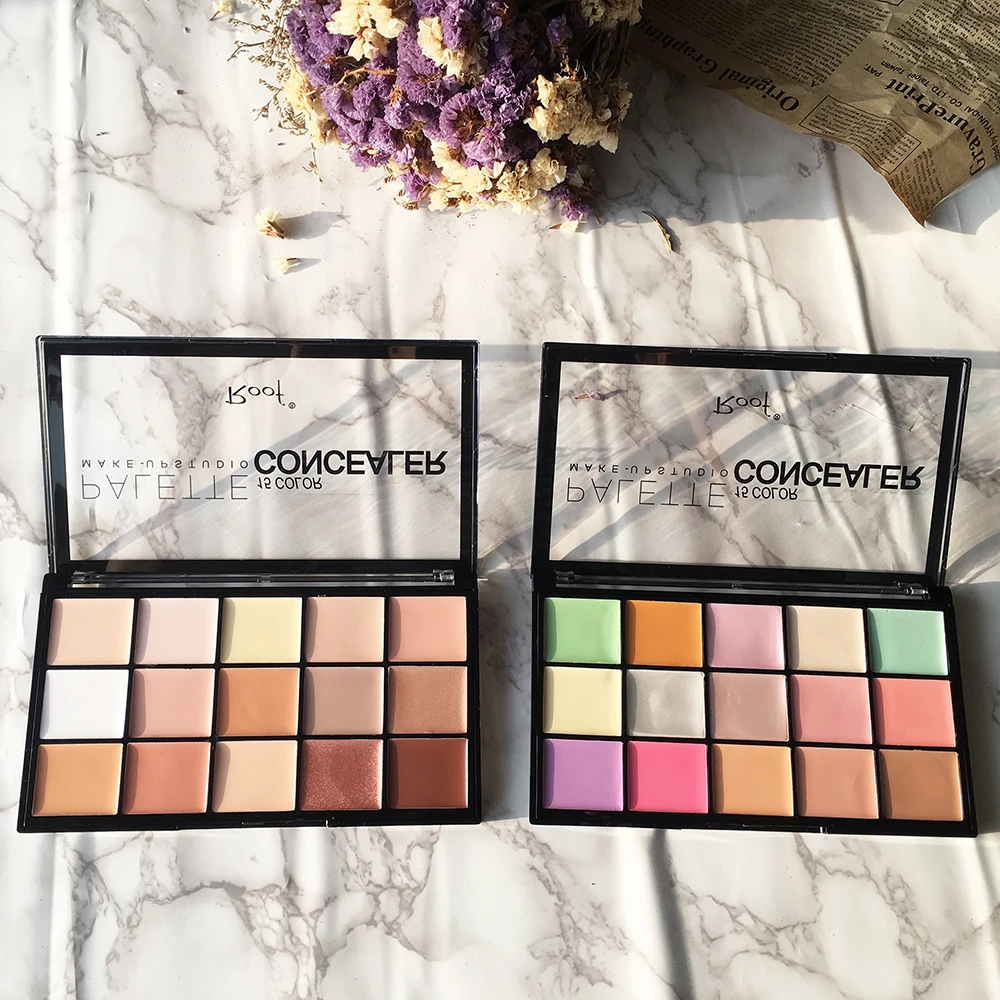 Makeup Pallete Face Concealer Camouflage Cream 15 Colors Contour Palette Professional Camouflage Concealer Pressed Powder