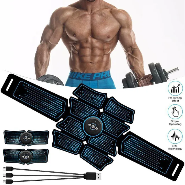 US $28.15 EMS Muscle Electro Stimulator ABS Electrostimulator Abdominal Electric Massager Training Apparatus 