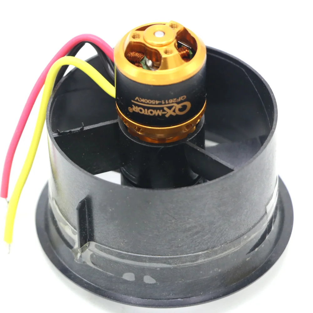 64 мм воздуховод 5 лопастей + 4500KV 320W бесщеточный двигатель для Rc модель самолёт