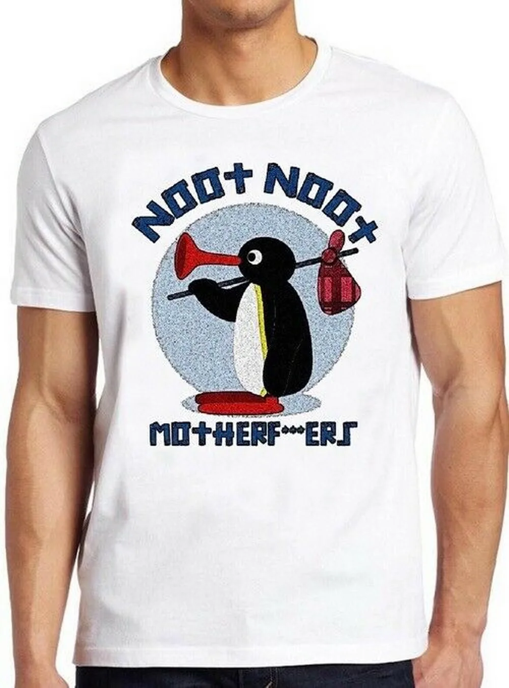 Pingu Noot Motherfurs футболка забавная винтажная классная Подарочная футболка 150 большая высокая футболка