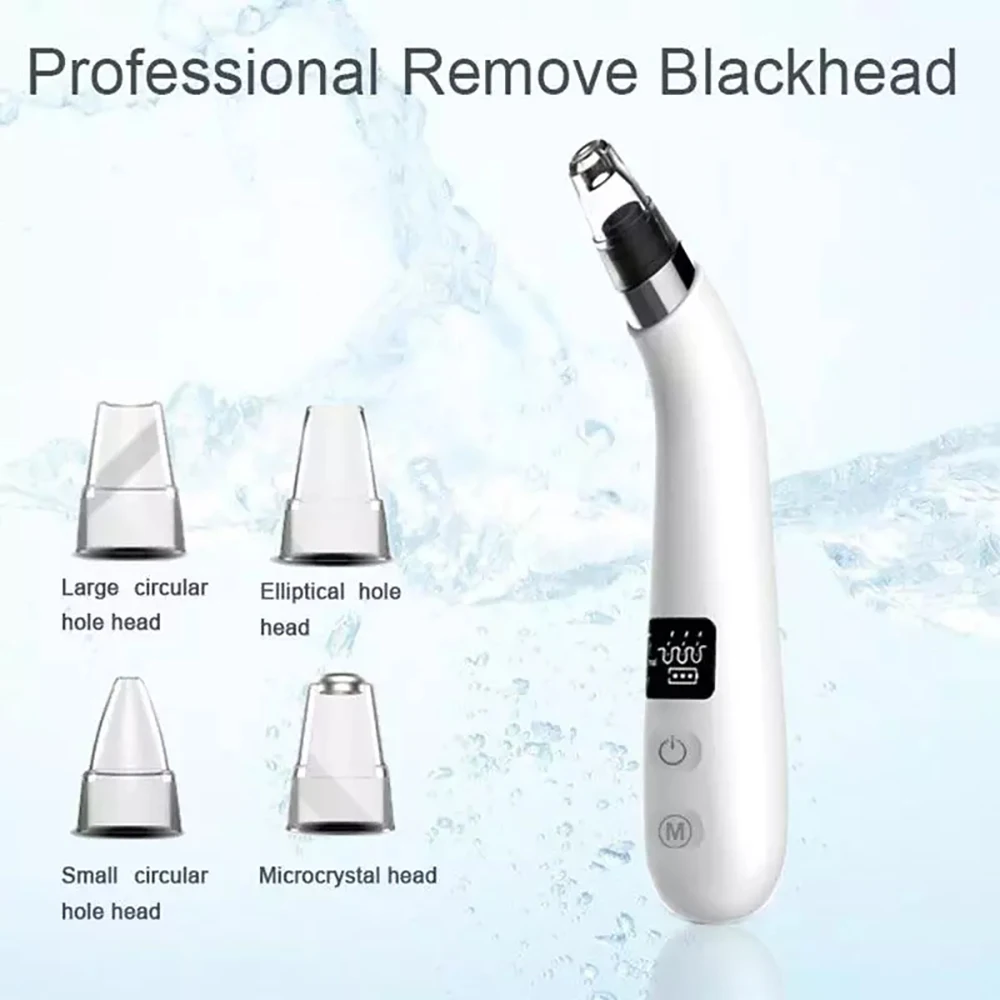 Removedor de Cravo Cuidados com a Pele Rosto Limpo Poro Vácuo Acne Espinha Remoção Sucção Facial Dermabrasion Ferramenta Máquina 21 Removedor de cravo cuidados com a pele