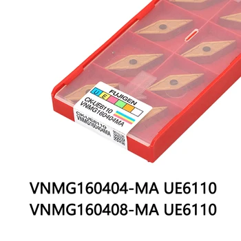 

Carbide insert VNMG160404 MA VNMG160408 UE6110 CNC machine tool 10PCS insert for steel processing lathe cutter blade