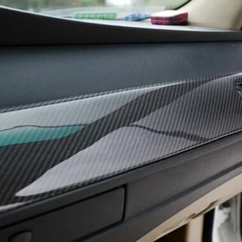 

5D Car Sticker Ultra Black Carbon Fiber Style High quality 30CM*100CM Decals
