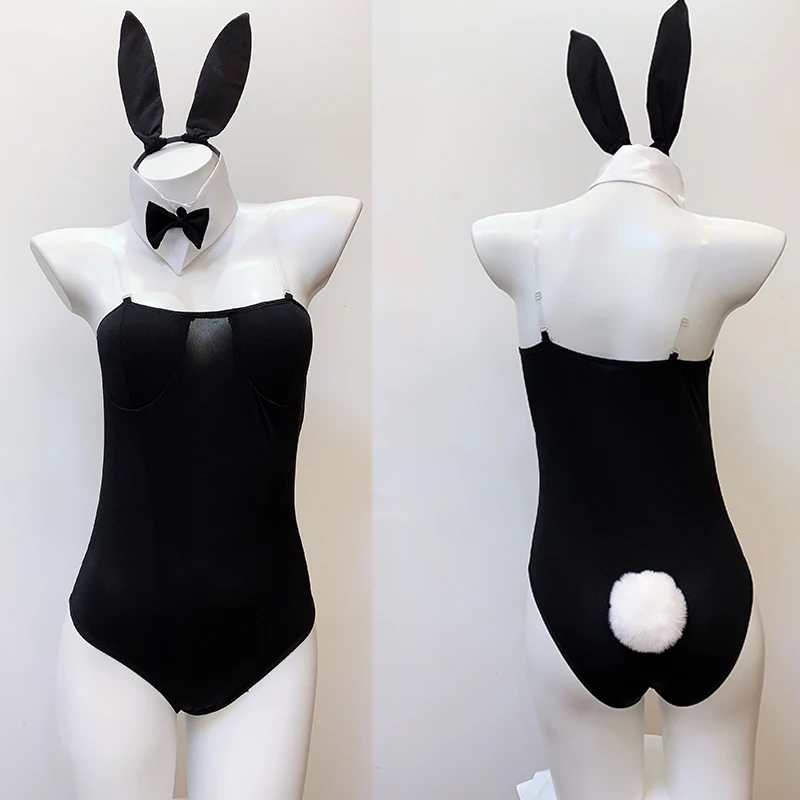 LEOSOXS Sexy And Cute Bunny Girl Cosplay Roleplay High-quality Black Costumes With Invisible Straps Are More Fashionable Q147 -Zentai shop online H5be68572f3a34868aa6122e05084aa0bw.jpg