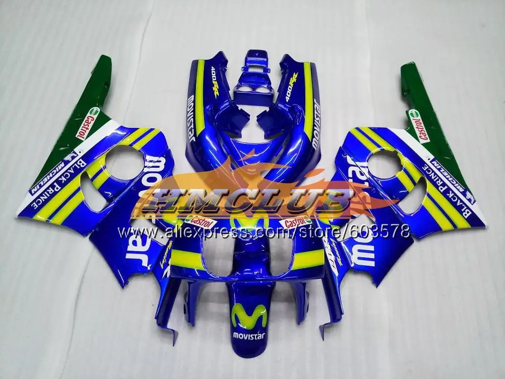 CBR400 RR для HONDA CBR400RR NC29 1994 1995 1996 1997 1998 1999 97CL. 4: желтый, белый CBR 400 RR 400RR 94 95 96 97 98 99 обтекатель - Цвет: No. 3