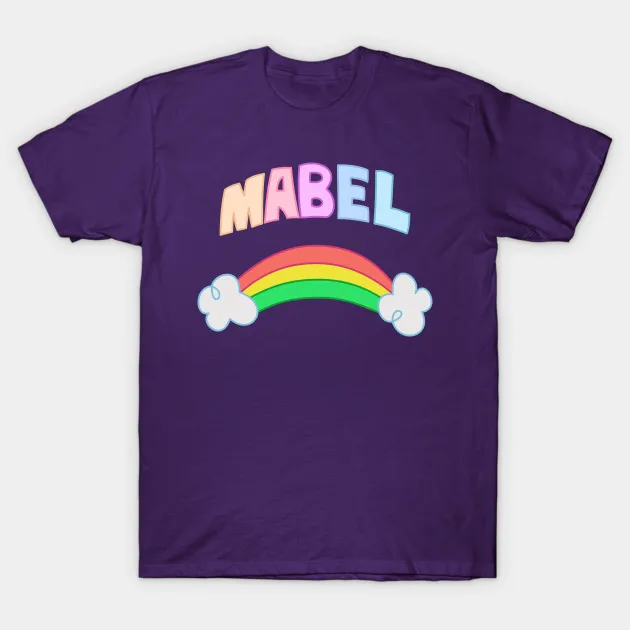 Мужская футболка Mabel Rainbow Mabels свитер Коллекция женская футболка|Футболки| |