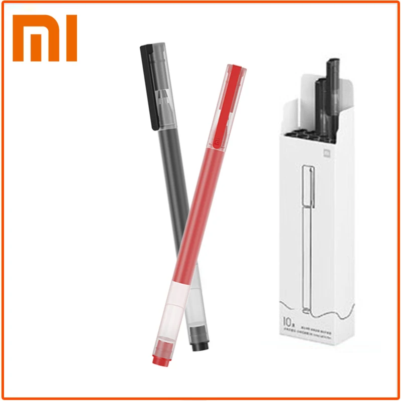 Ручка для письма Xiaomi Mijia сверхпрочная ручка 0 5 мм черная подписей гладкая