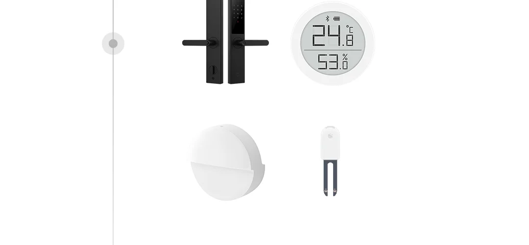 Xiaomi MIJIA ClearGrass bluetooth wifi-шлюз умный дом Совместимость с приложением Mijia дверной замок Mijia bluetooth темп